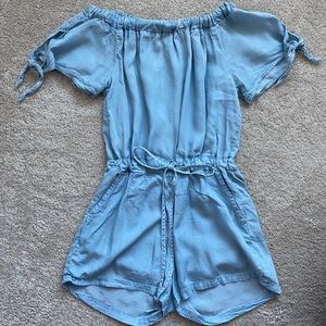 Denim romper